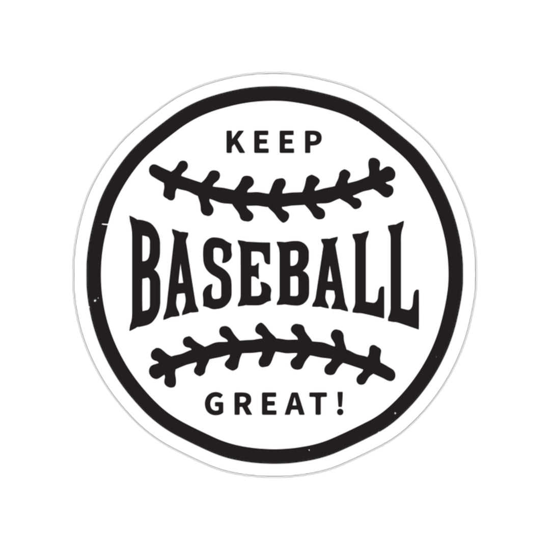 Keep Baseball Great Logo Sticker
